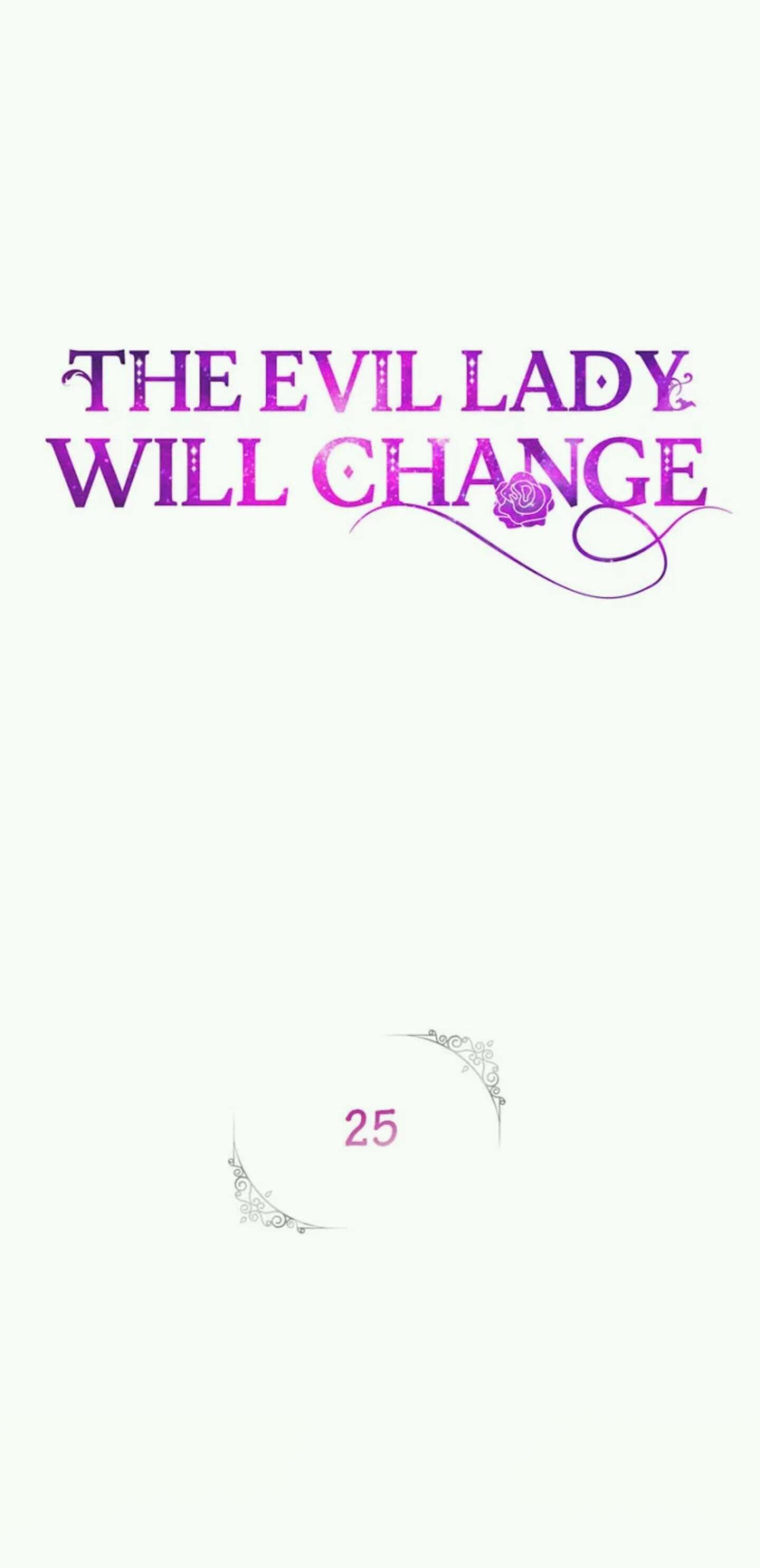 The Evil Lady Will Change (Official)-Chapter 25